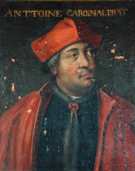 Cardinal Antoine Duprat (1463-1535), papal legate van French School