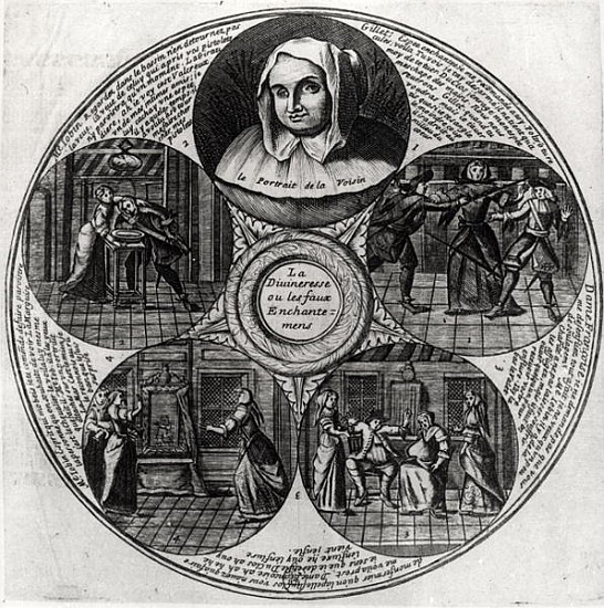 Catherine Monvoisin (La Voisin) (1640-80) and the Poison Affair van French School