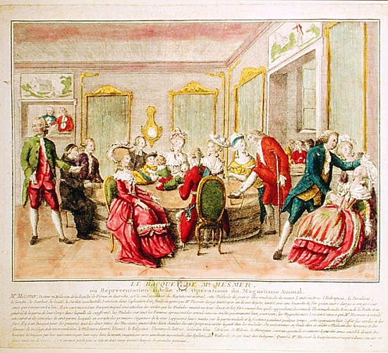 Hypnotism Session with Franz Anton Mesmer (1734-1815) 1784 van French School