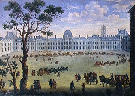 Imaginary View of the Tuileries van French School