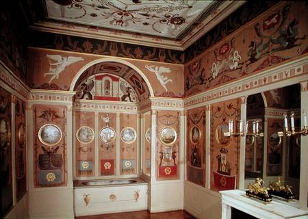 Interior of Napoleon's bathroom van French School