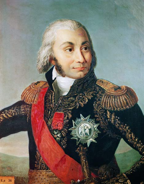 Portrait of Marshal Jean-Baptiste Jourdan (1762-1833) van French School