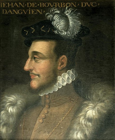 Jean de Bourbon, Duke of Anguien van French School