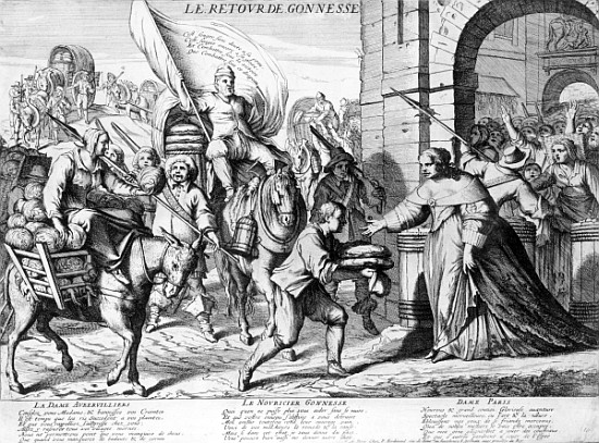 ''Le Retour de Gonnesse'', April 1649 van French School