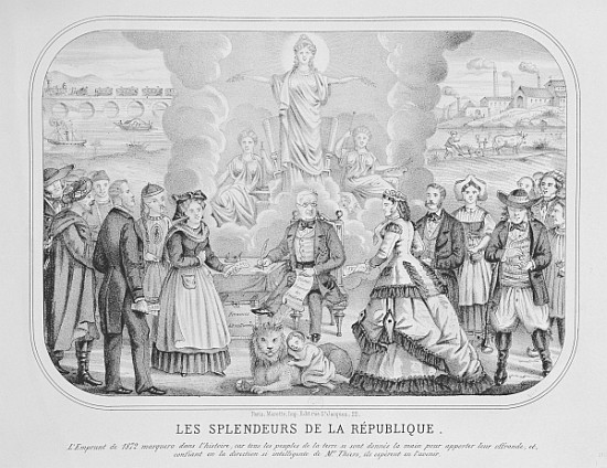 Les Splendeurs de la Republique'' (''The Splendours of the Republic'') van French School
