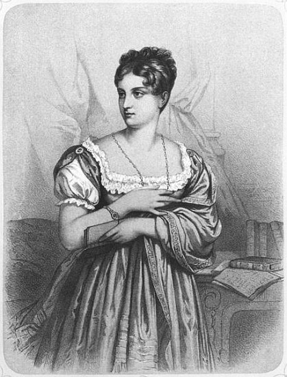 Mademoiselle George; engraved by J. Champagne van French School