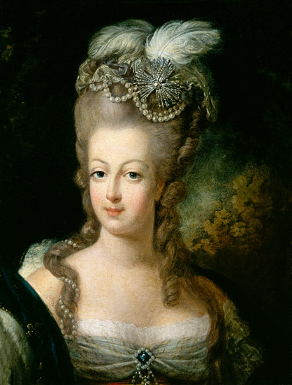 Portrait of Marie-Antoinette de Habsbourg-Lorraine (1750-93) van French School