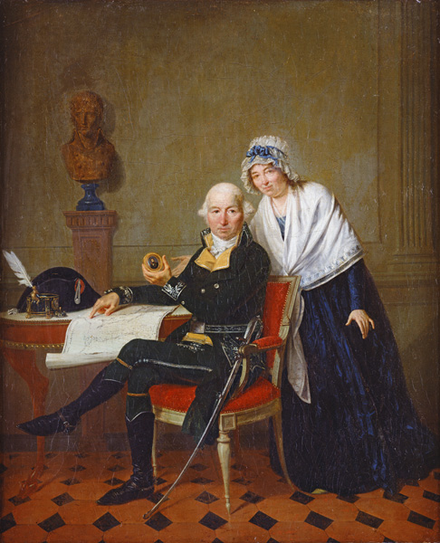The Parents of Jean Andoche Junot (1771-1813) Duke of Abrantes van French School
