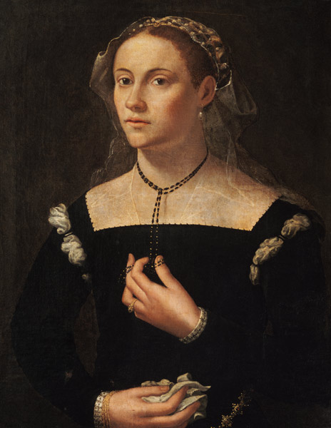 Portrait of a Woman van French School