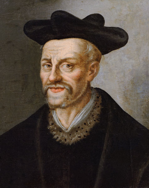 Portrait of Francois Rabelais (c.1494-1553) van French School