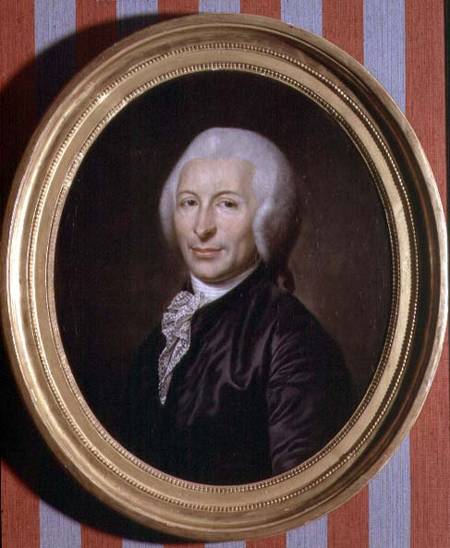 Portrait of Doctor Joseph-Ignace Guillotin (1738-1814) van French School