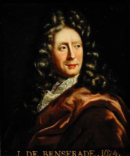 Portrait of Isaac de Benserade (1612-91) van French School