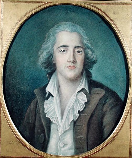 Portrait of Francois Rene (1768-1848) Vicomte de Chateaubriand, c.1786 van French School