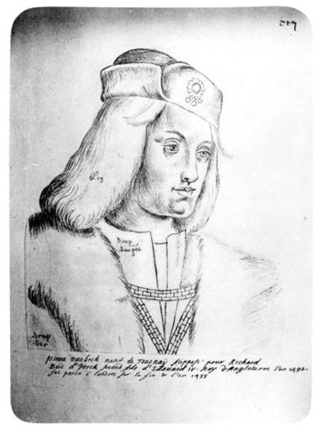Portrait of Perkin Warbeck (c.1474-99) Flemish imposter and pretender to the English throne van French School