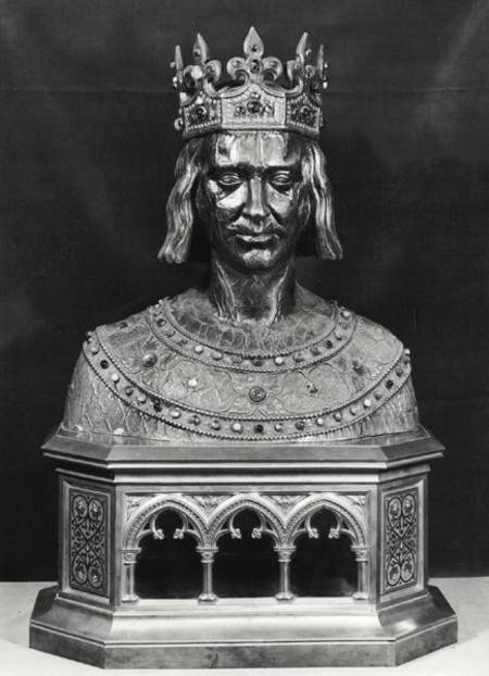 Reliquary bust of St. Louis (1214-70) van French School