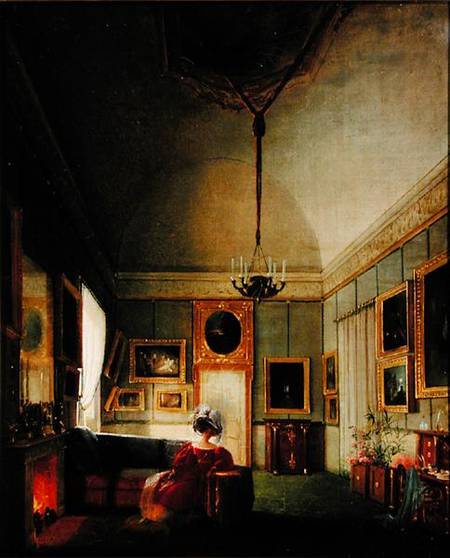 Salon of Hortense de Beauharnais (1783-1837) at Arenenberg van French School