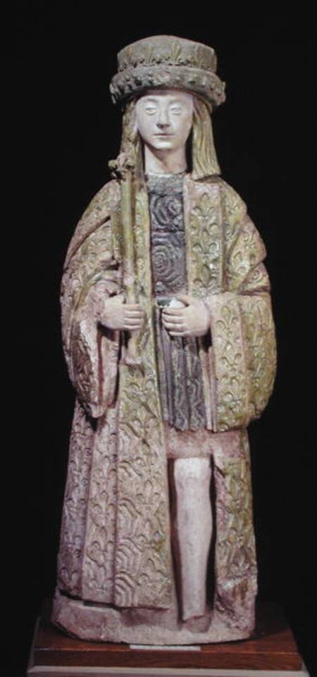 Statue of St. Louis (1214-70) van French School
