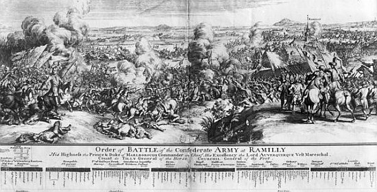The Battle of Ramillies, 23rd May 1706 van French School