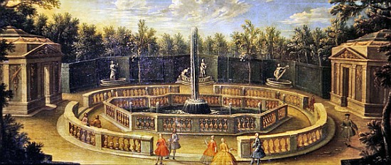 The Bosquet des Domes at Versailles van French School