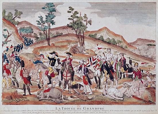 The Breach of Grandpre, October 1792 van French School