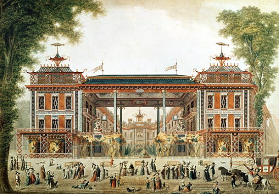 The Chinese Baths in Paris, established Lenoir van French School