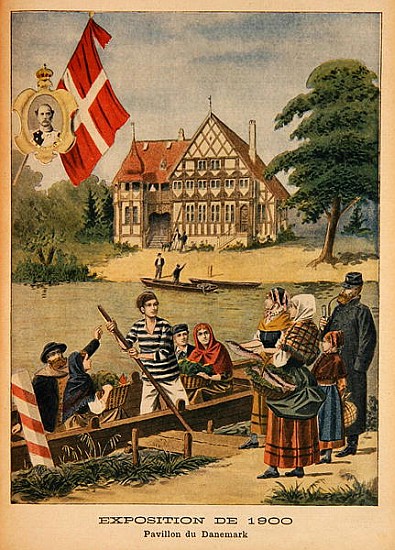 The Danish Pavilion at the Universal Exhibition of 1900, Paris, illustration from ''Le Petit Journal van French School