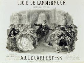 'Lucia de Lamermoor' the opera by Domenico G M Donizetti (1797-1848)