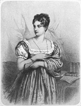 Mademoiselle George; engraved by J. Champagne