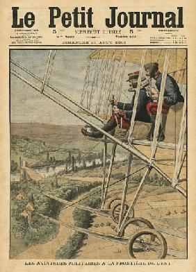 Military aviators on the Eastern front, illustration from ''Le Petit Journal'', supplement illustre,