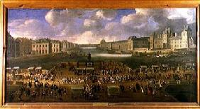 The Pont-Neuf with a procession