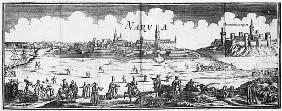 The Russian army besieging Narva in 1700