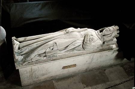 Tomb of Hermentrude (825-69) van French School