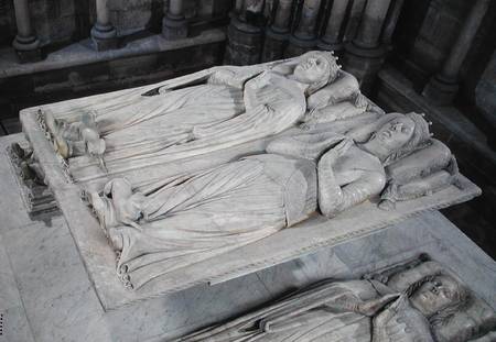 Tomb of Louis de France (d.1407) Duke of Orleans and his wife, Valentin Visconti (d.1408) Princess o van French School