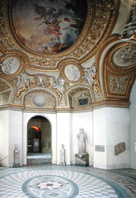 View of the Mars Rotunda with stucco figures by Michel Anguier (1612-86) (photo) van French School
