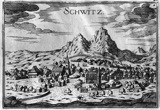 View of Schwyz van French School