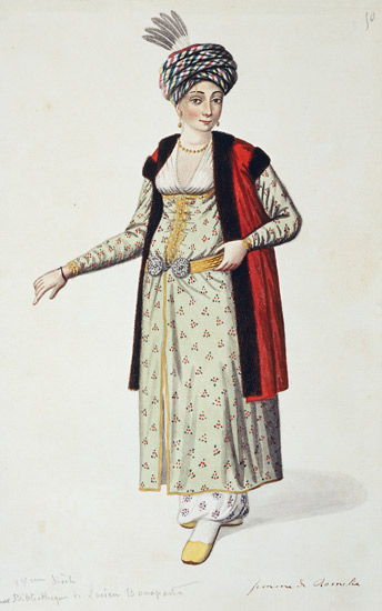 Woman from Rumelia, Ottoman period van French School