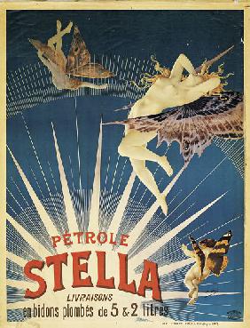 Poster advertising 'Stella' petrol