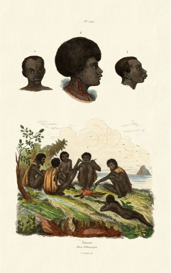 Ethiopians van French School, (19th century)