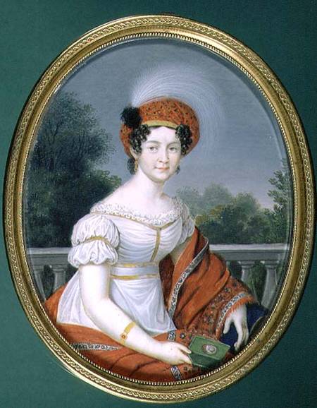 Catherine Paulovna, Grand Duchess of Russia Queen of Wurttemberg (1788-1819) van Friedrich Fleischmann