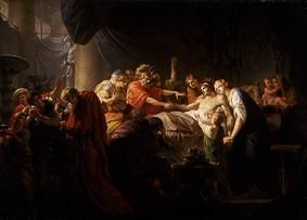Der Tod des Germanicus van Friedrich Heinrich Füger