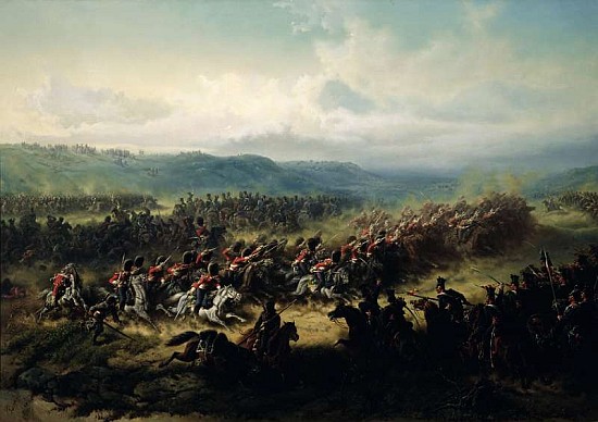 Charge of the Light Brigade, 25th October 1854 van Friedrich Kaiser