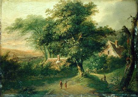 Landscape van Friedrich Rosenberg