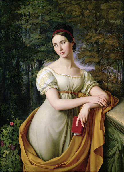 Agnes Rauch (1804-81) van Friedrich Wilhelm von Schadow
