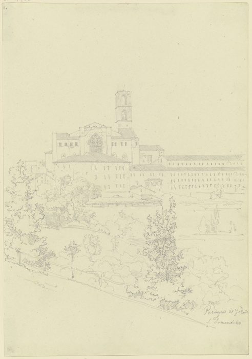 S. Domenico in Perugia van Friedrich Maximilian Hessemer