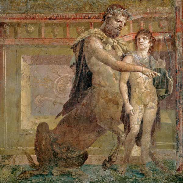 The Education of Achilles van from Herculaneum Chiron