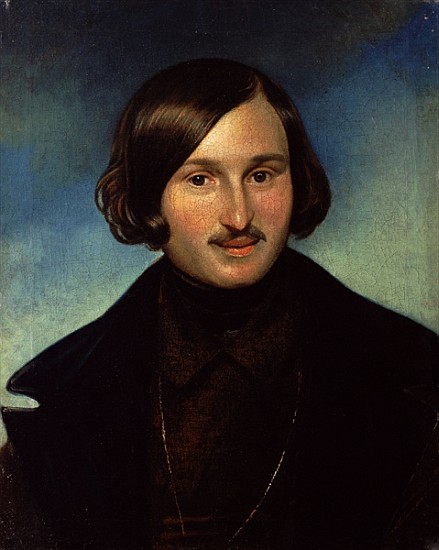 Portrait of Nikolay Gogol van Fyodor Antonovich Moller