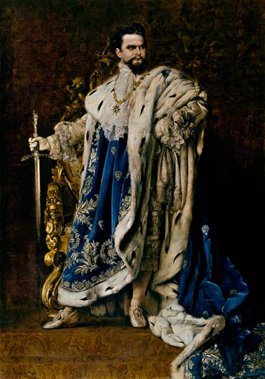 Ludwig II (1845-86) van Gabriel Schachinger