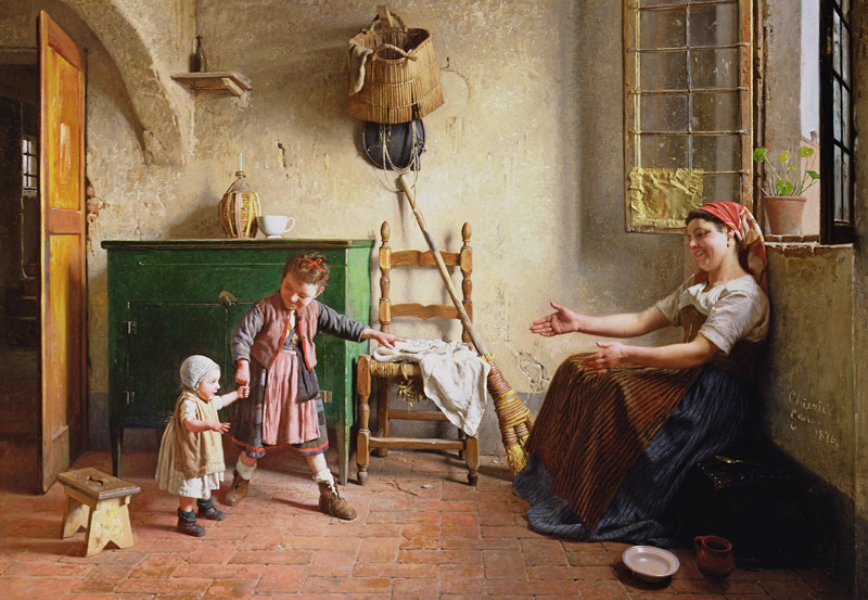 The First Steps van Gaetano Chierici