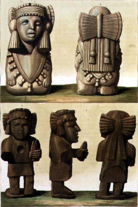 Aztec Idols, Mexico van Gallo Gallina