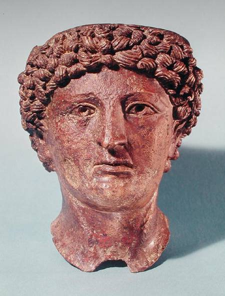 Head of Apollo, from Lillebonne van Gallo-Roman